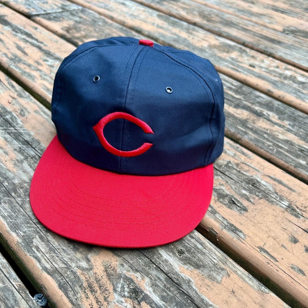 Coca-Cola Snapback Hat Unisex OSFM Navy Red‎ Excellent Vintage 90s Promo C Logo